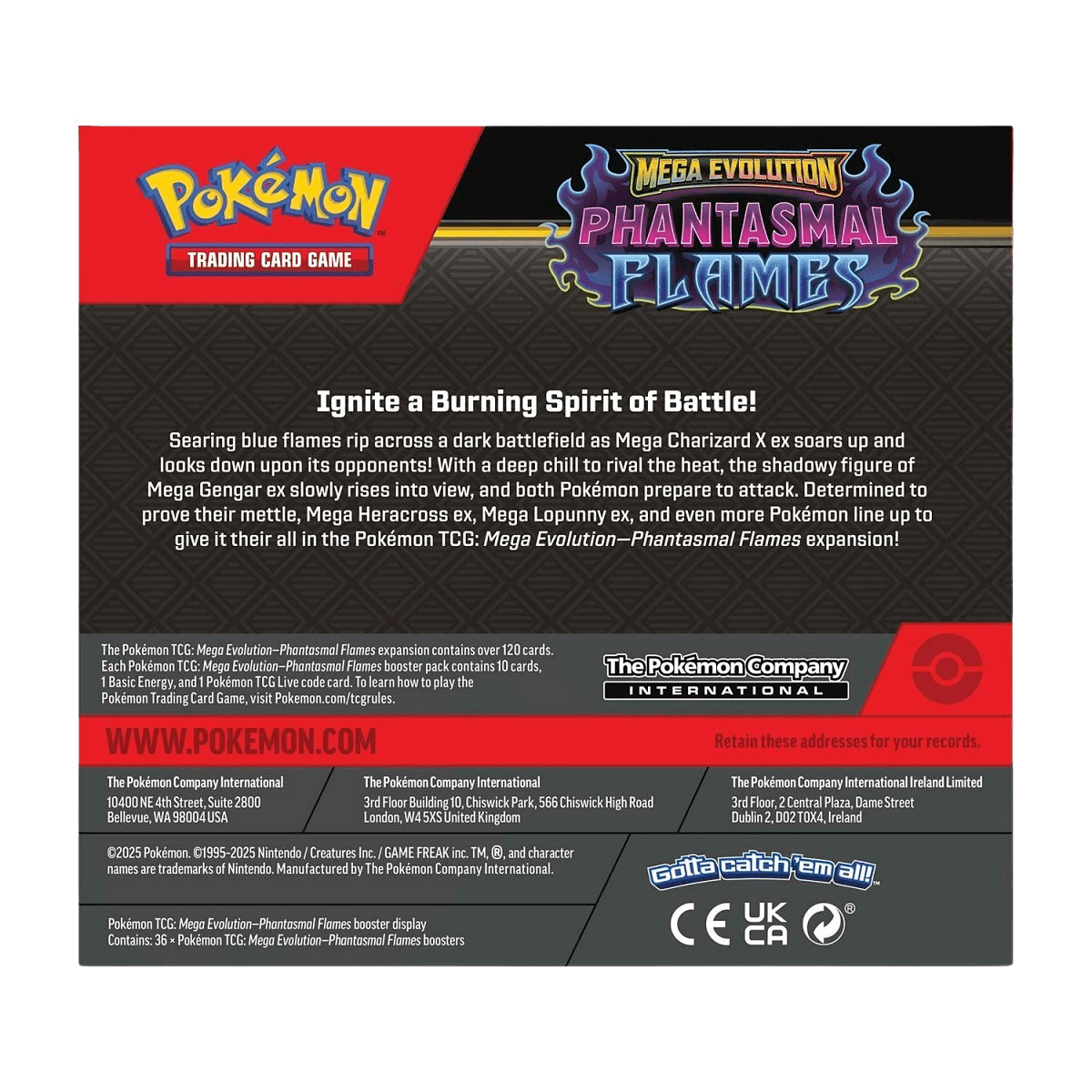 Phantasmal Flames — Booster Box (36 Packs)