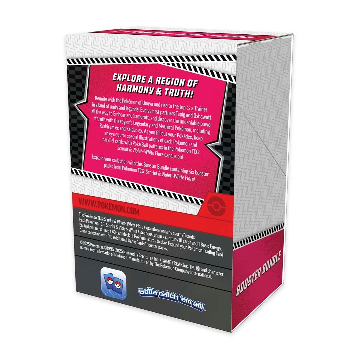 Pokemon White Flare booster packs with set artwork