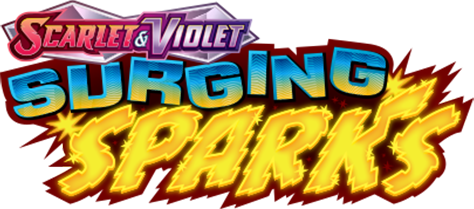 Pokemon Scarlet & Violet Surging Sparks logo