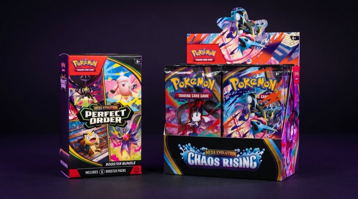 booster box or booster bundle Pokemon: Mega Evolution Pack (ME01) – Double Infinity Gaming DRAGONITE THEME Paldean Fates Booster Bundle Display