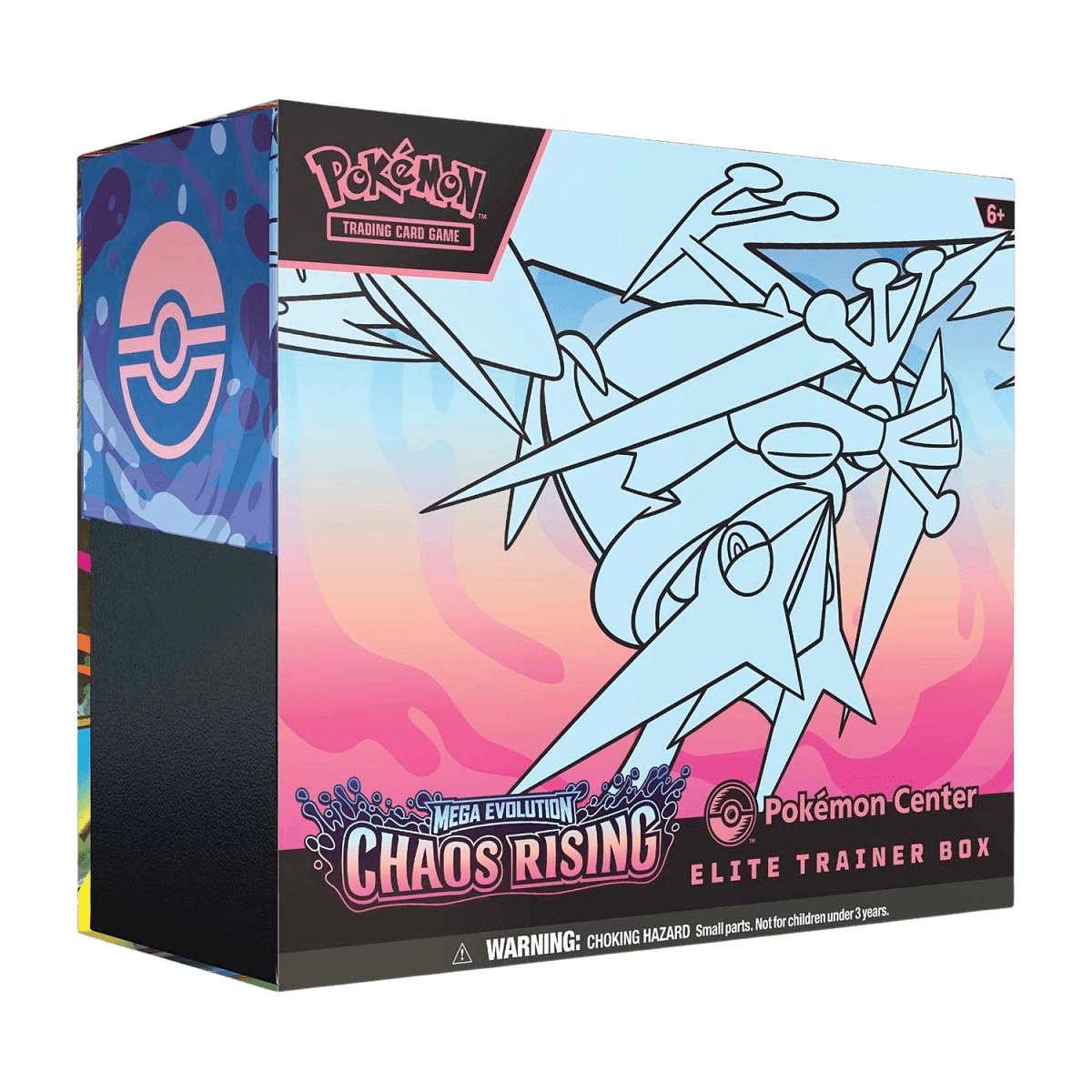 Pokemon Chaos Rising Pokemon Center Exclusive Elite Trainer Box featuring Mega Greninja ex