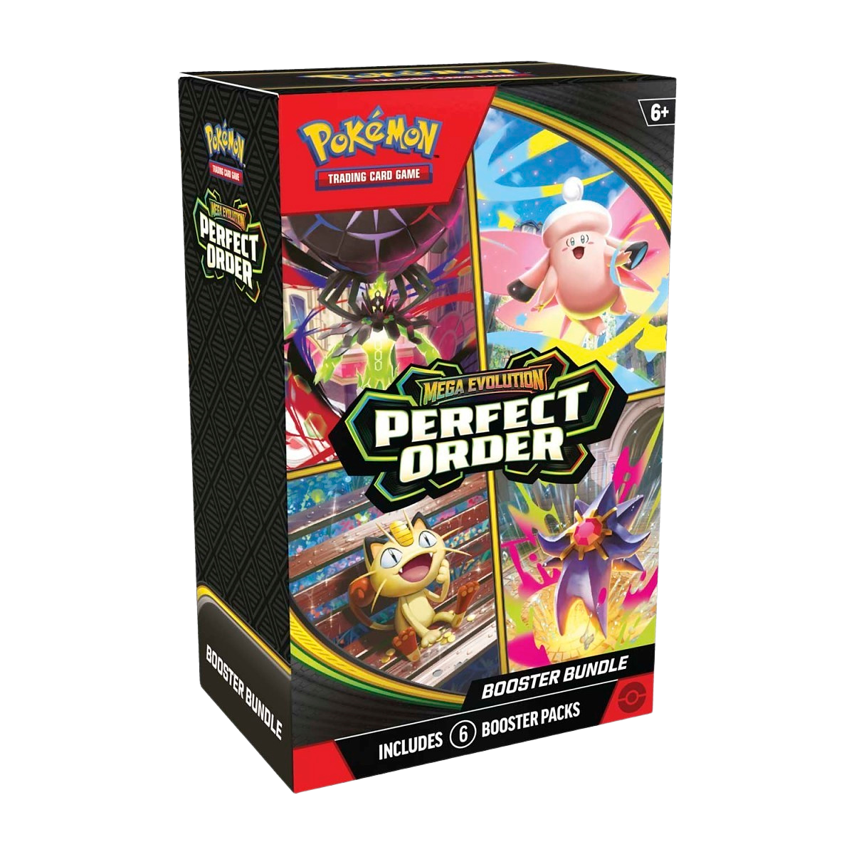 Pokemon Perfect Order Booster Bundle 6 packs front packaging