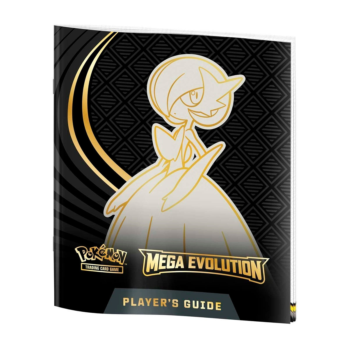 Pokemon Mega Evolution player's guide with a gardevoir illustration.