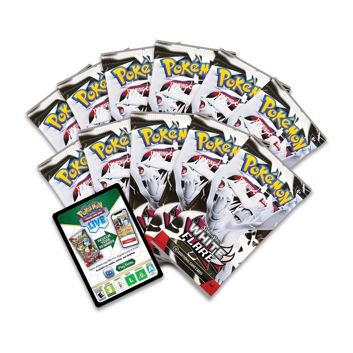 White Flare Pokémon Center Elite Trainer Box