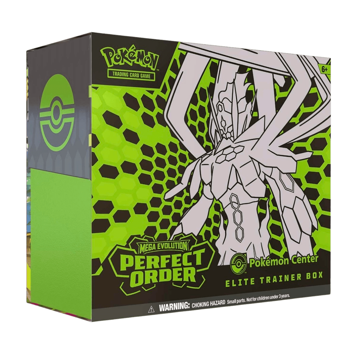 Pokemon Perfect Order ETB (Elite Trainer Box) – front packaging featuring Mega Zygarde artwork.