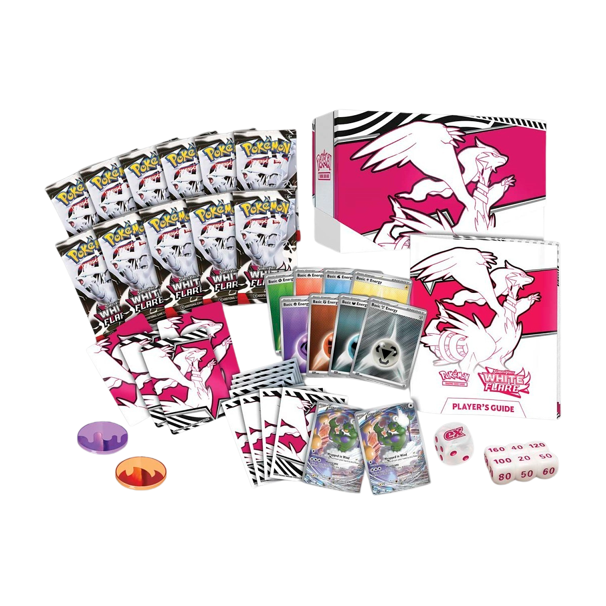 White Flare Pokémon Center Elite Trainer Box
