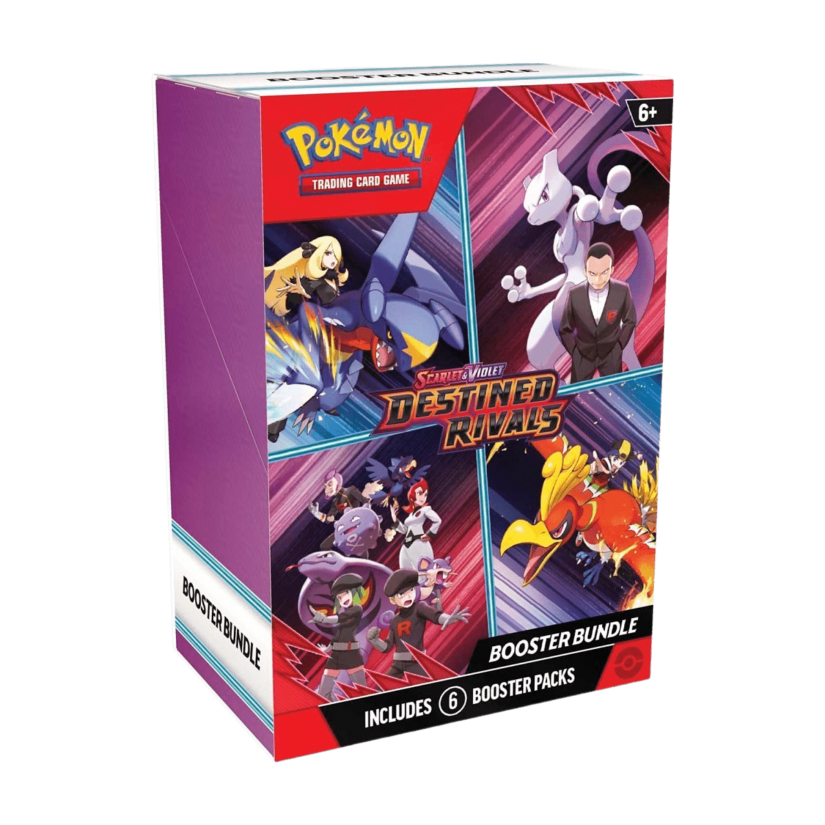 Pokemon Destined Rivals Booster Bundle front packaging 6 packs